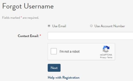 recover account username